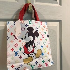 Disney Mickey Mouse Red and Multicolor Handbag